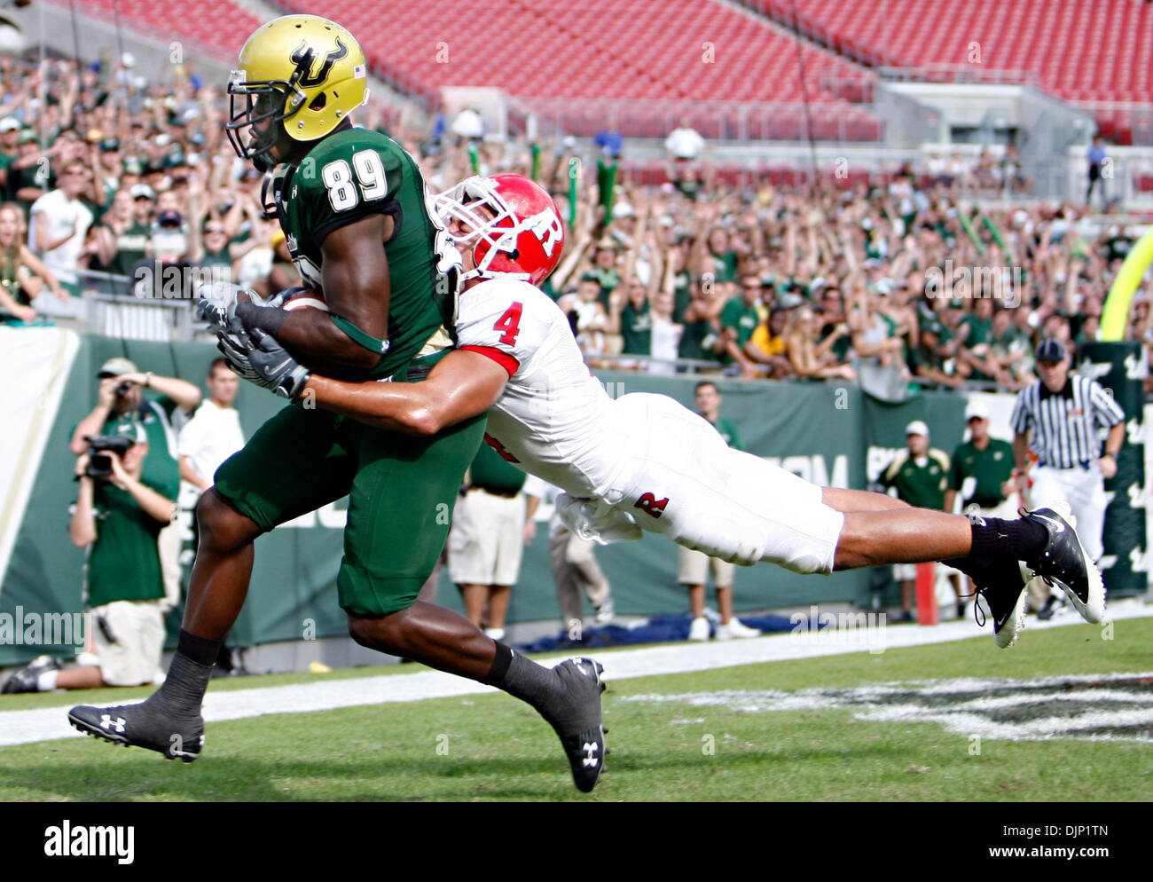 TP 297256 ALLE USF (11/15/2008 Tampa) USF wide receiver Taurus Johnson