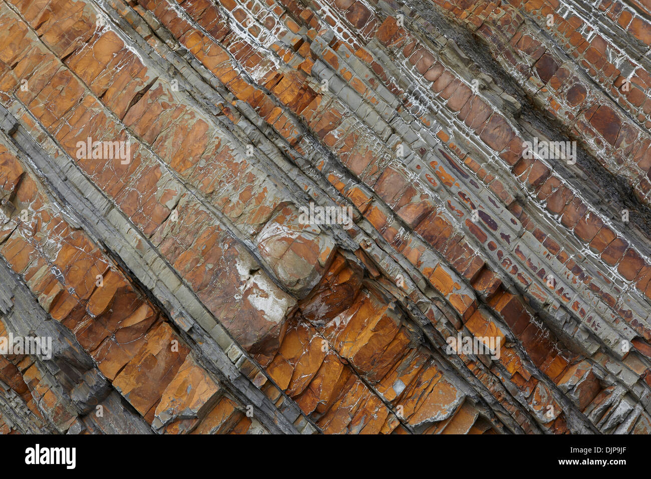 stratum rock layers Stock Photo