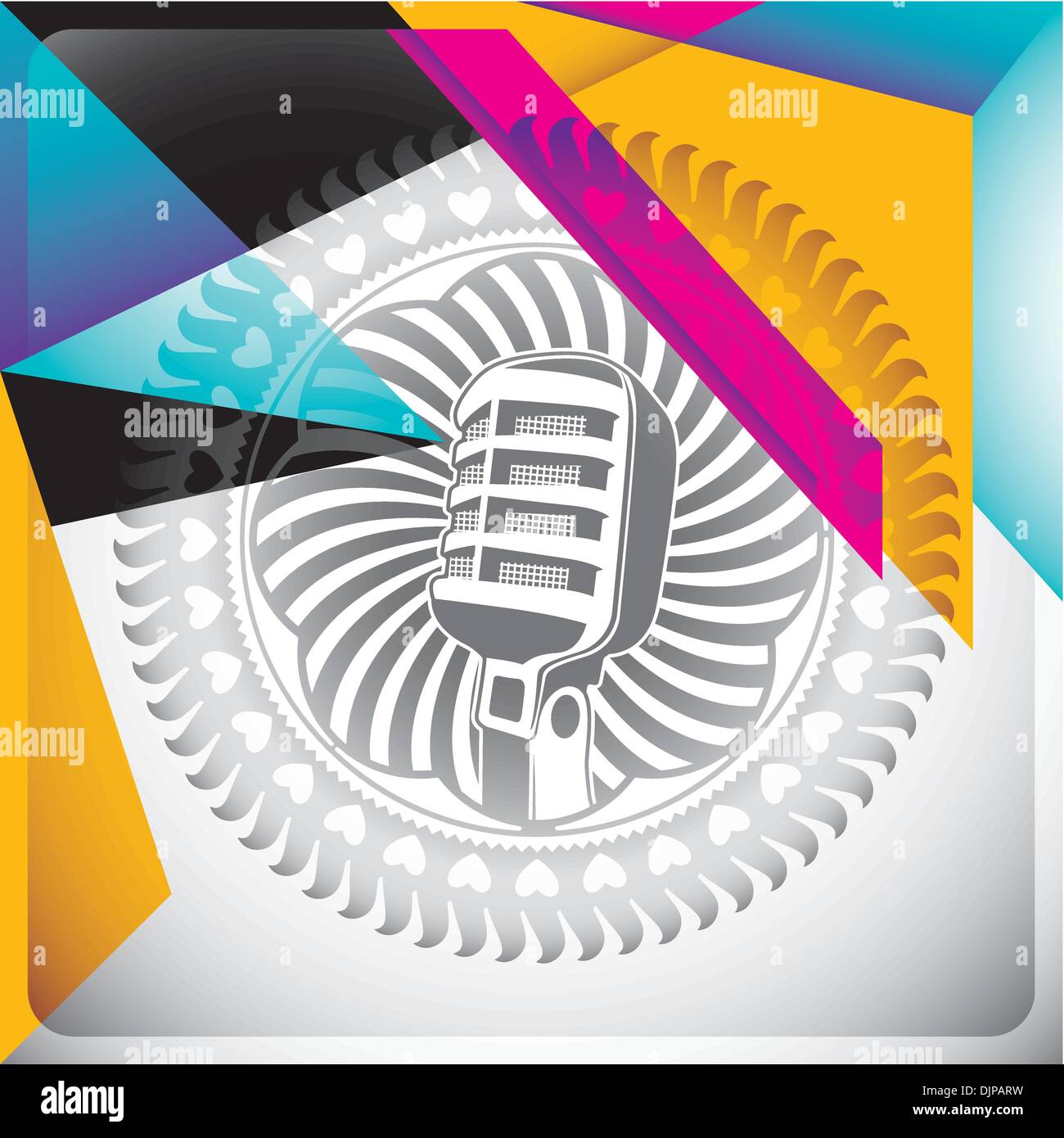 Colorful modish background with abstraction Stock Vector