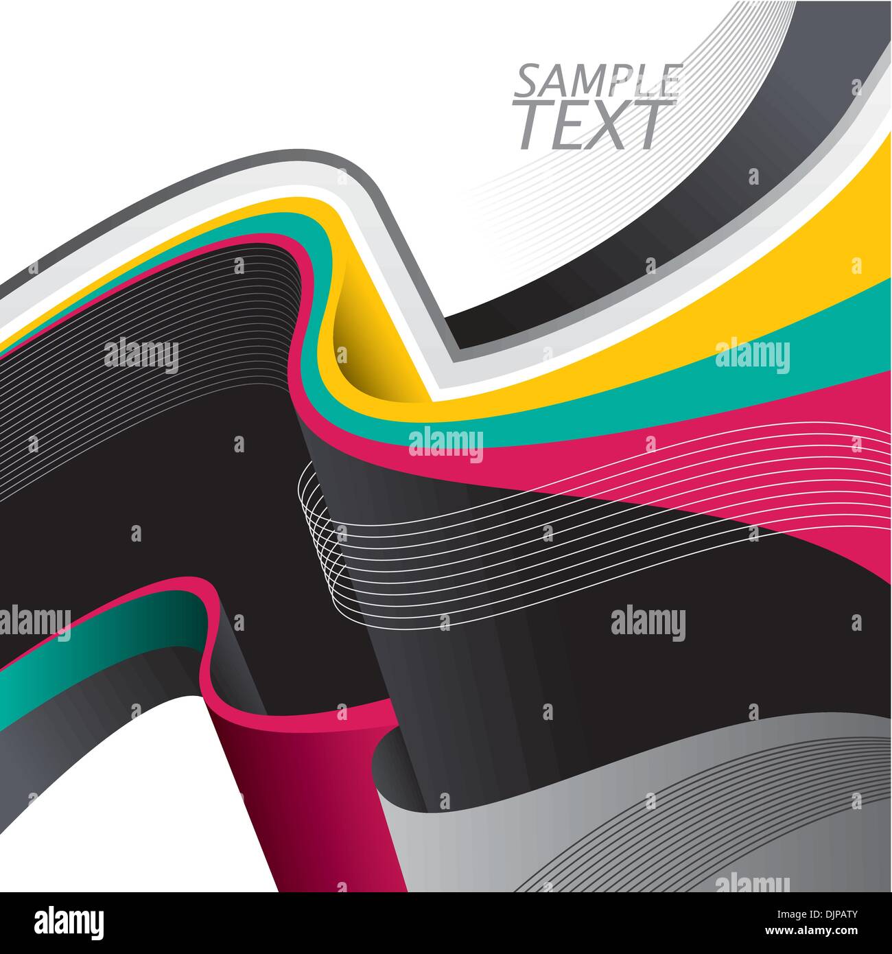 Conceptual background with designed abstraction Stock Vector