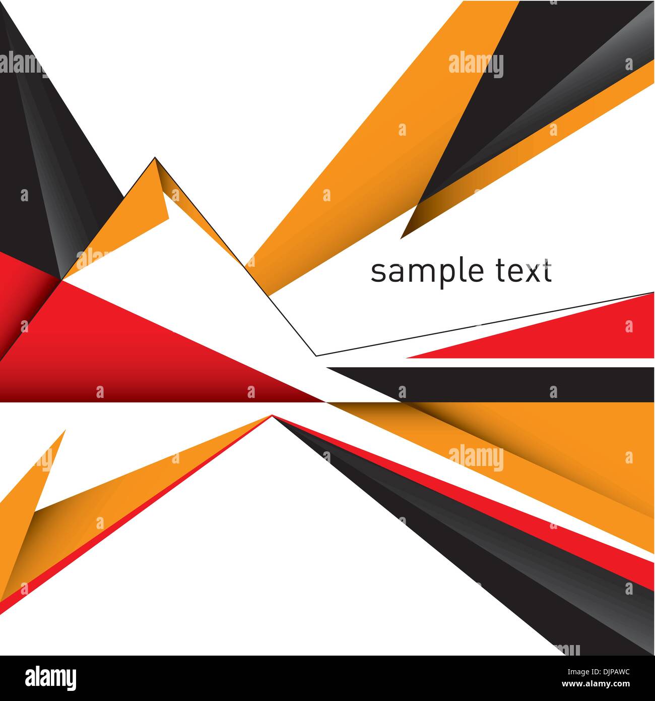 Conceptual designed layout with abstraction Stock Vector