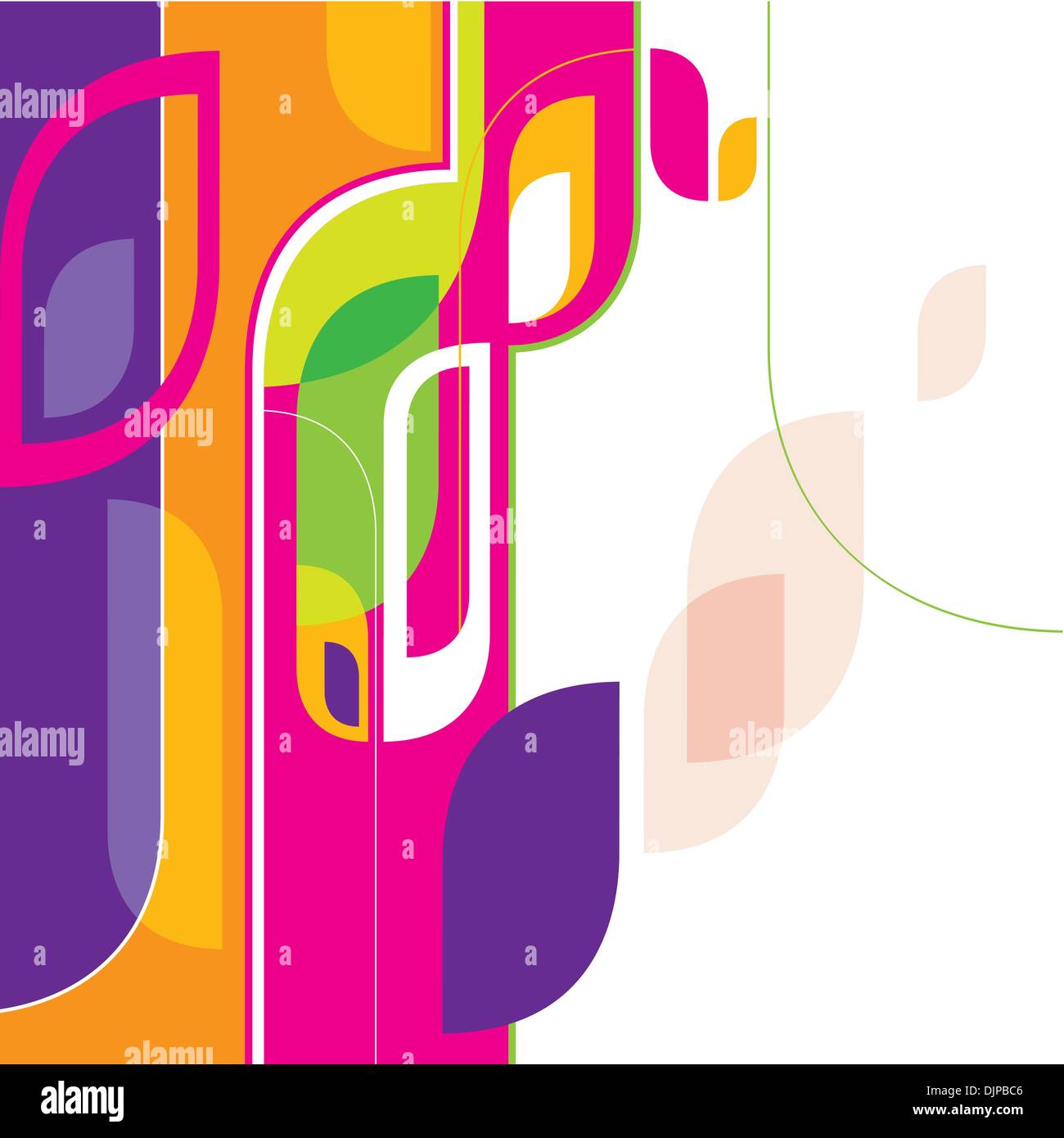 Designed creative abstraction in color Stock Vector