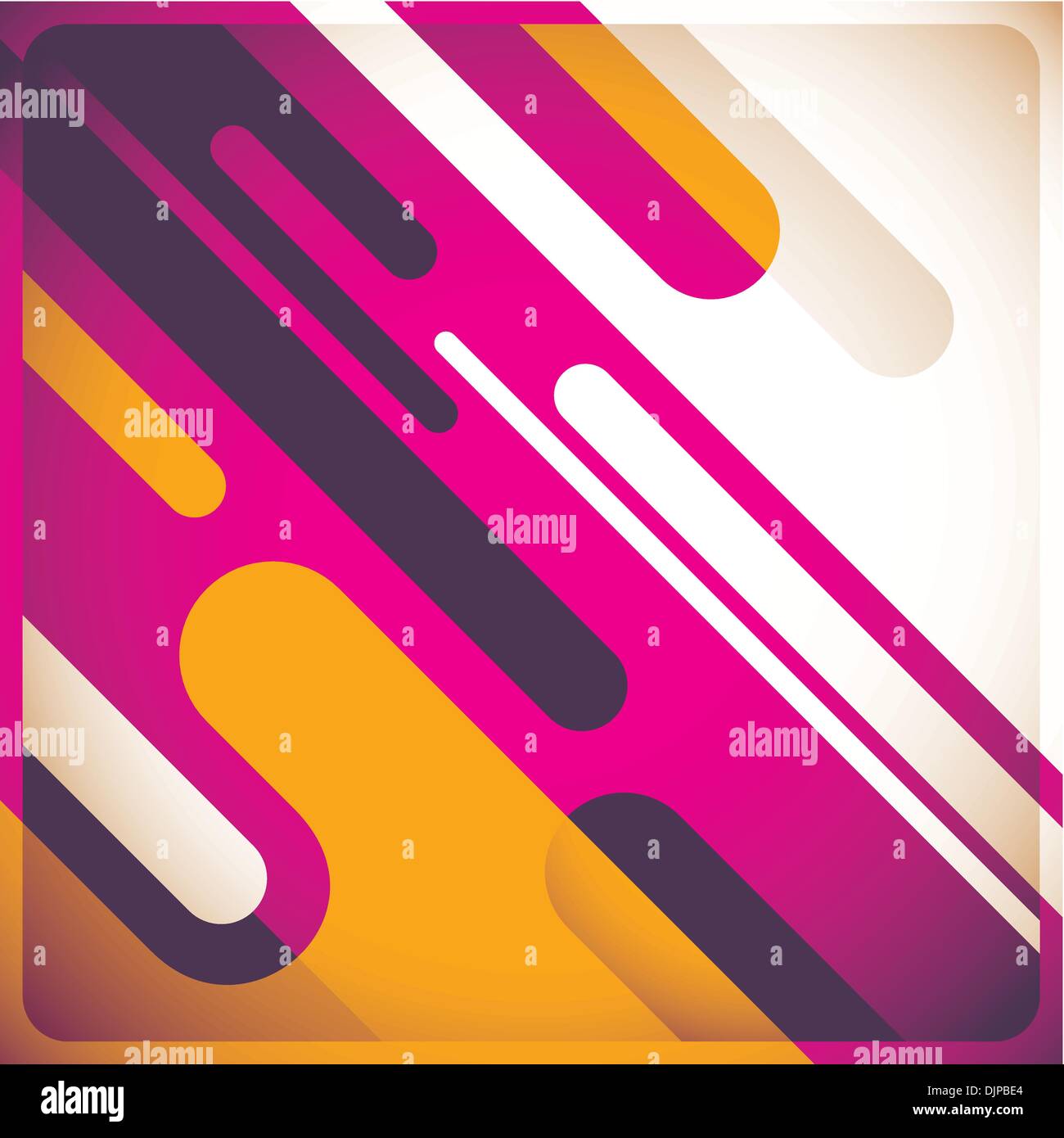 Designed stylized abstraction in color Stock Vector