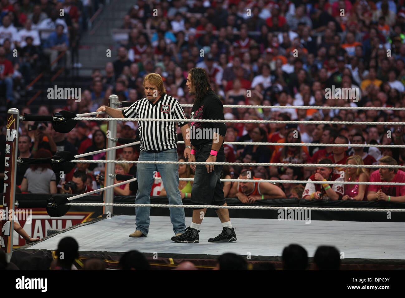 Mar 28, 2010 - Phoenix, Arizona, USA - BRET HART, and BRUCE