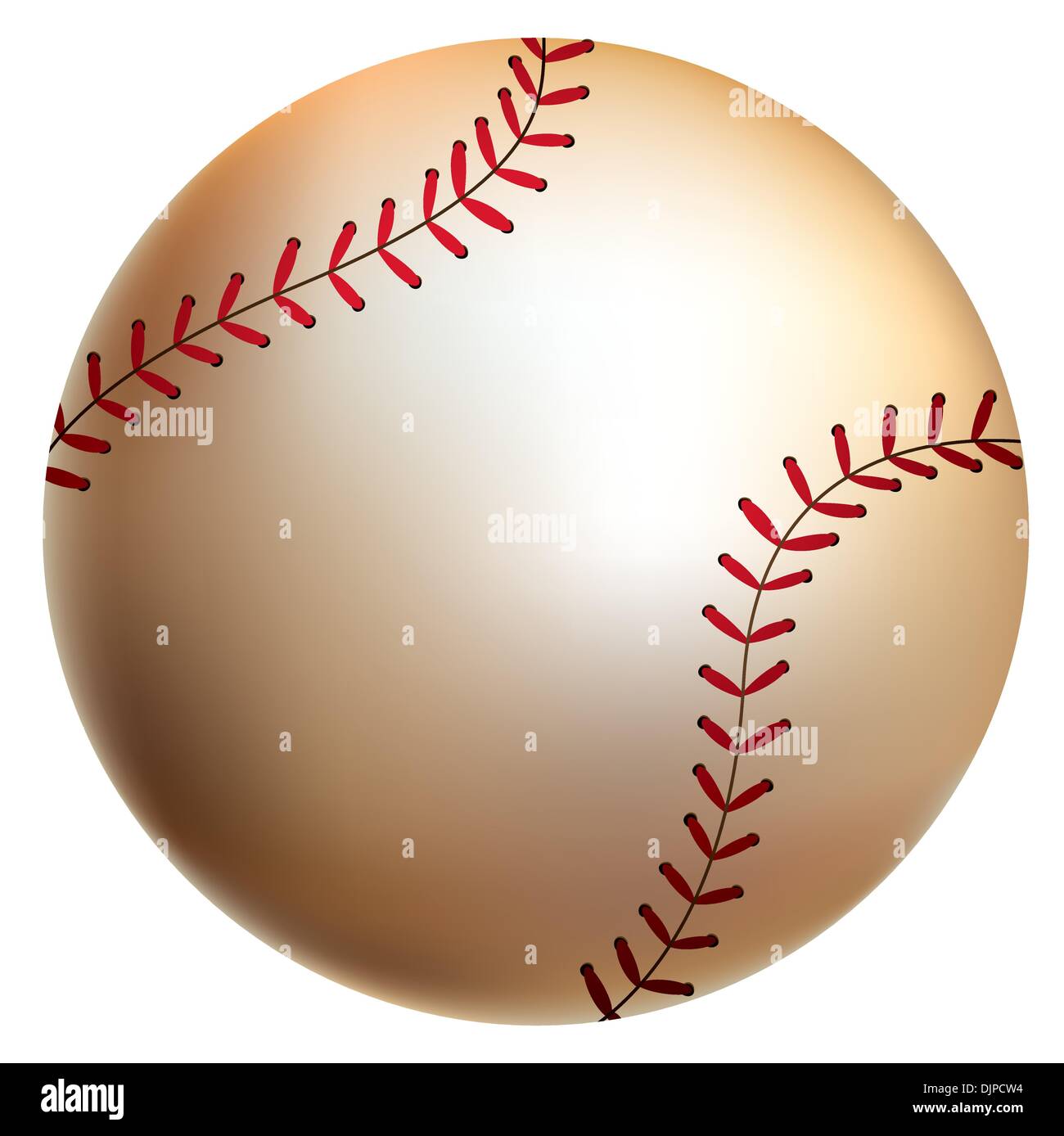 Isolated baseball ball Stock Vector