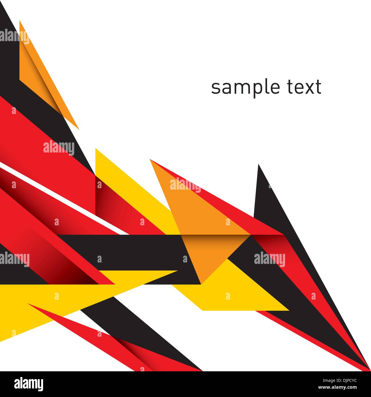 Modern layout with designed abstraction Stock Vector