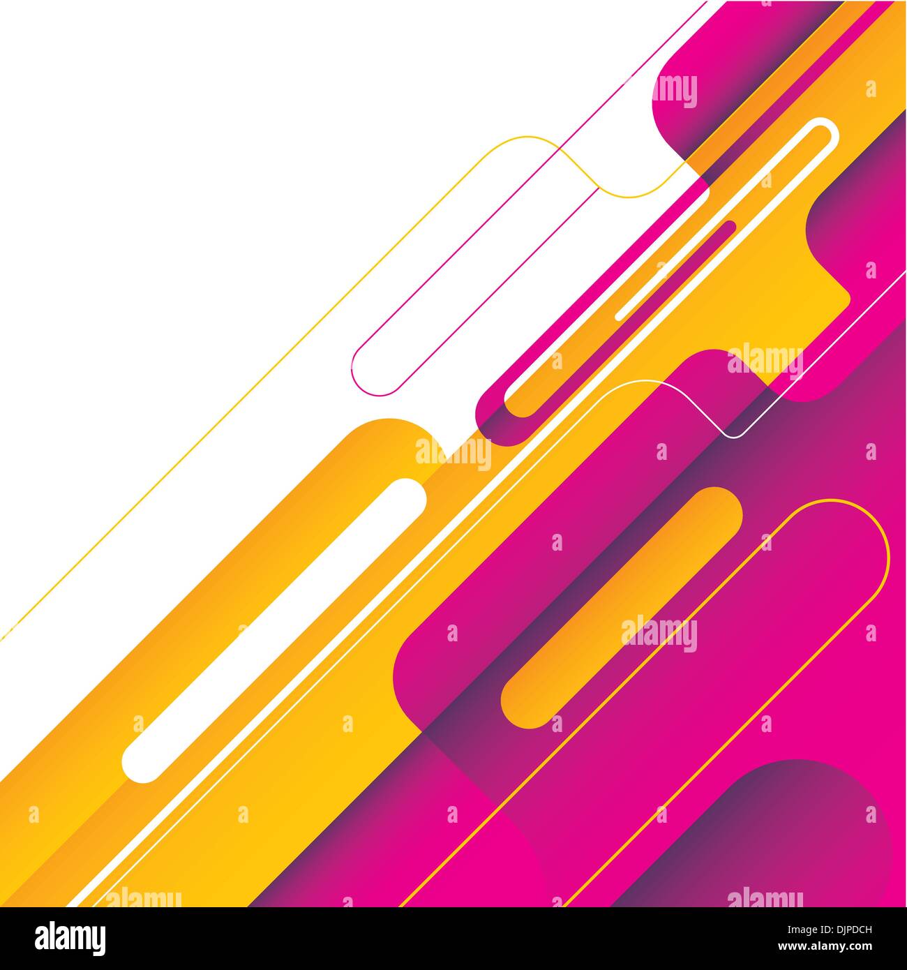 Modish background with designed shapes Stock Vector