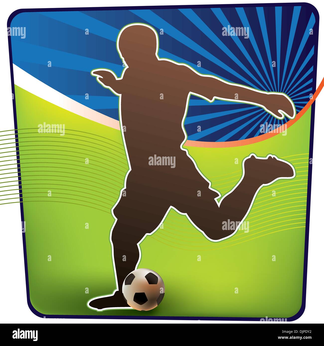 Soccer player background Stock Vector Image & Art - Alamy