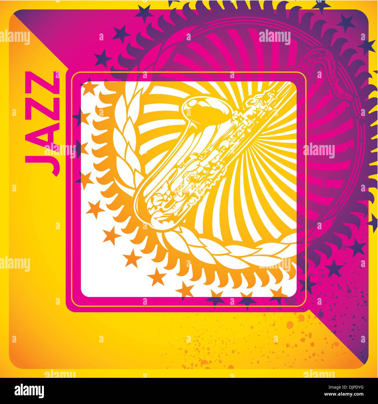 Stylish jazz background in color Stock Vector Image & Art - Alamy