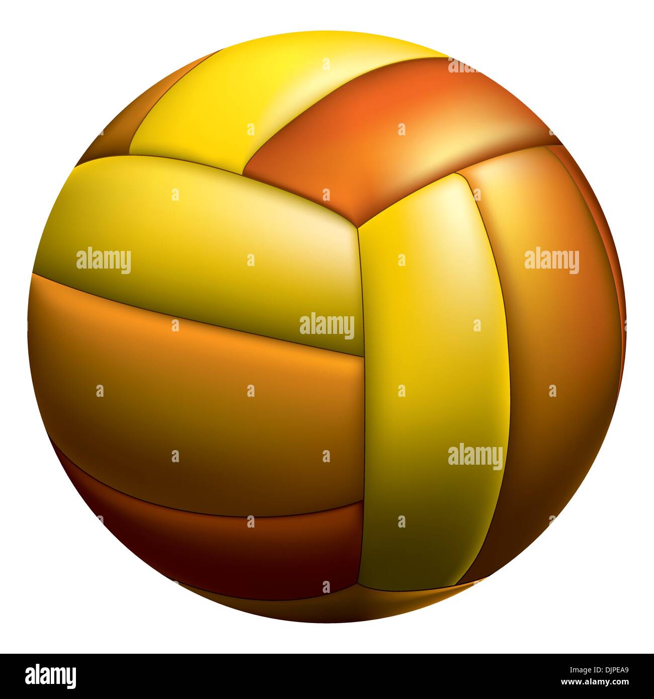 Volleyball ball isolated on white Stock Vector Image & Art Alamy