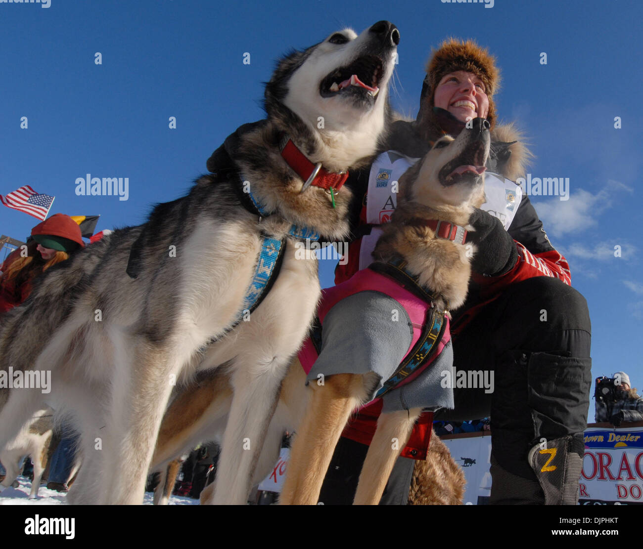 Mar 07, 2010 - Willow, Alaska, USA - Musher ALIY ZIRKLE of Two Rivers ...