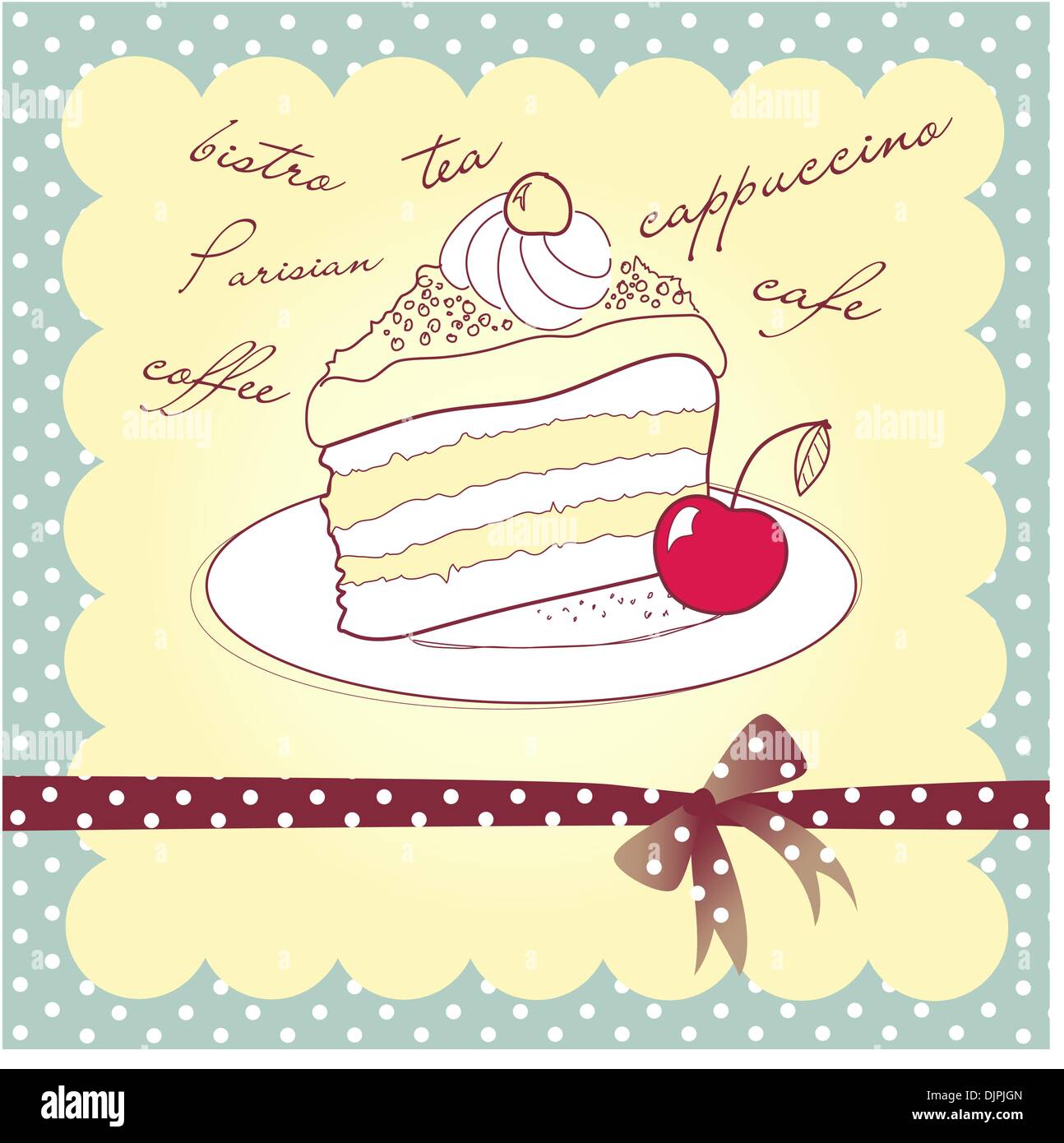 Piece of cake Stock Vector