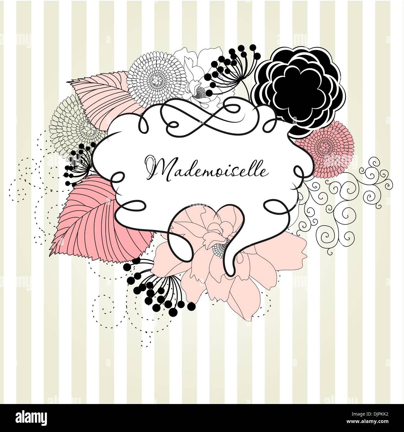 Glamorous doodle frames Stock Vector