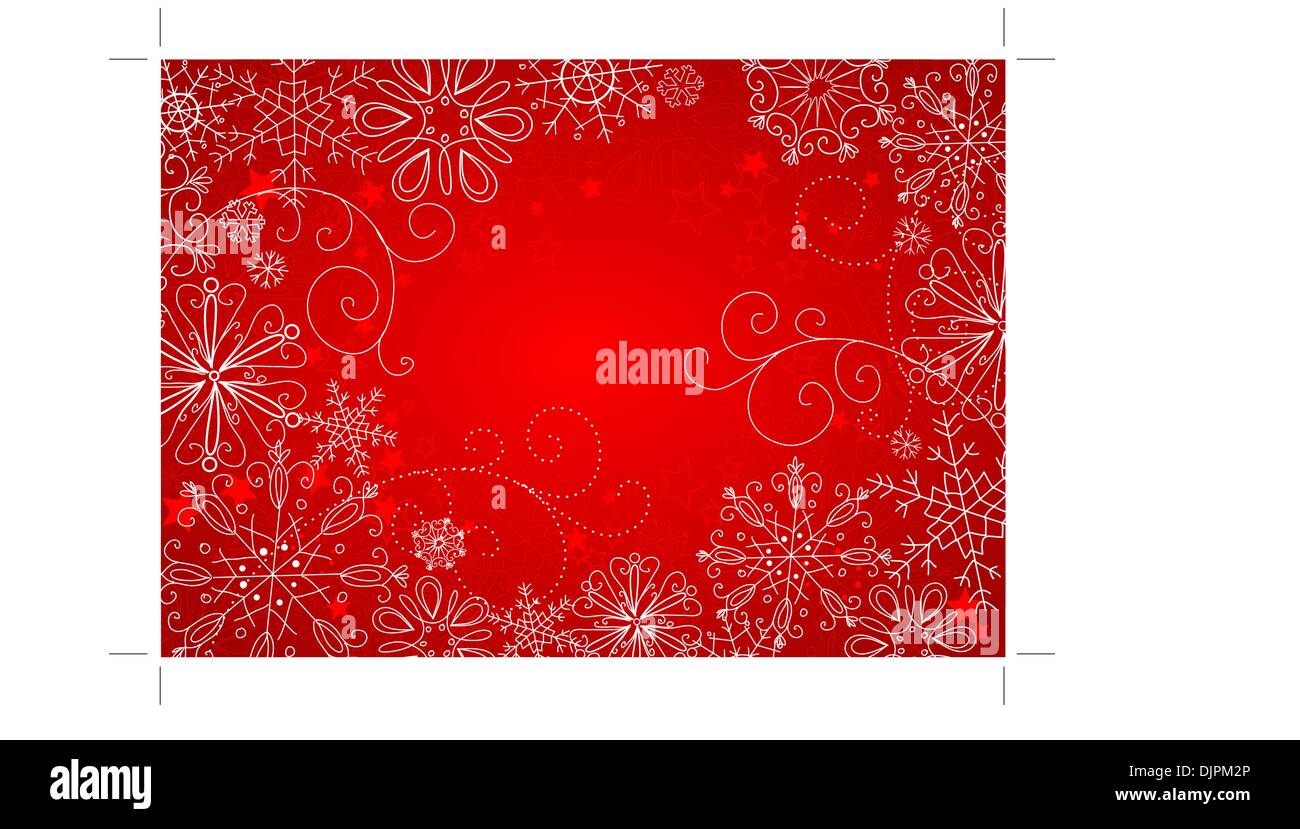 Abstract background with snowflakes. Vector Stock Vector Image & Art ...