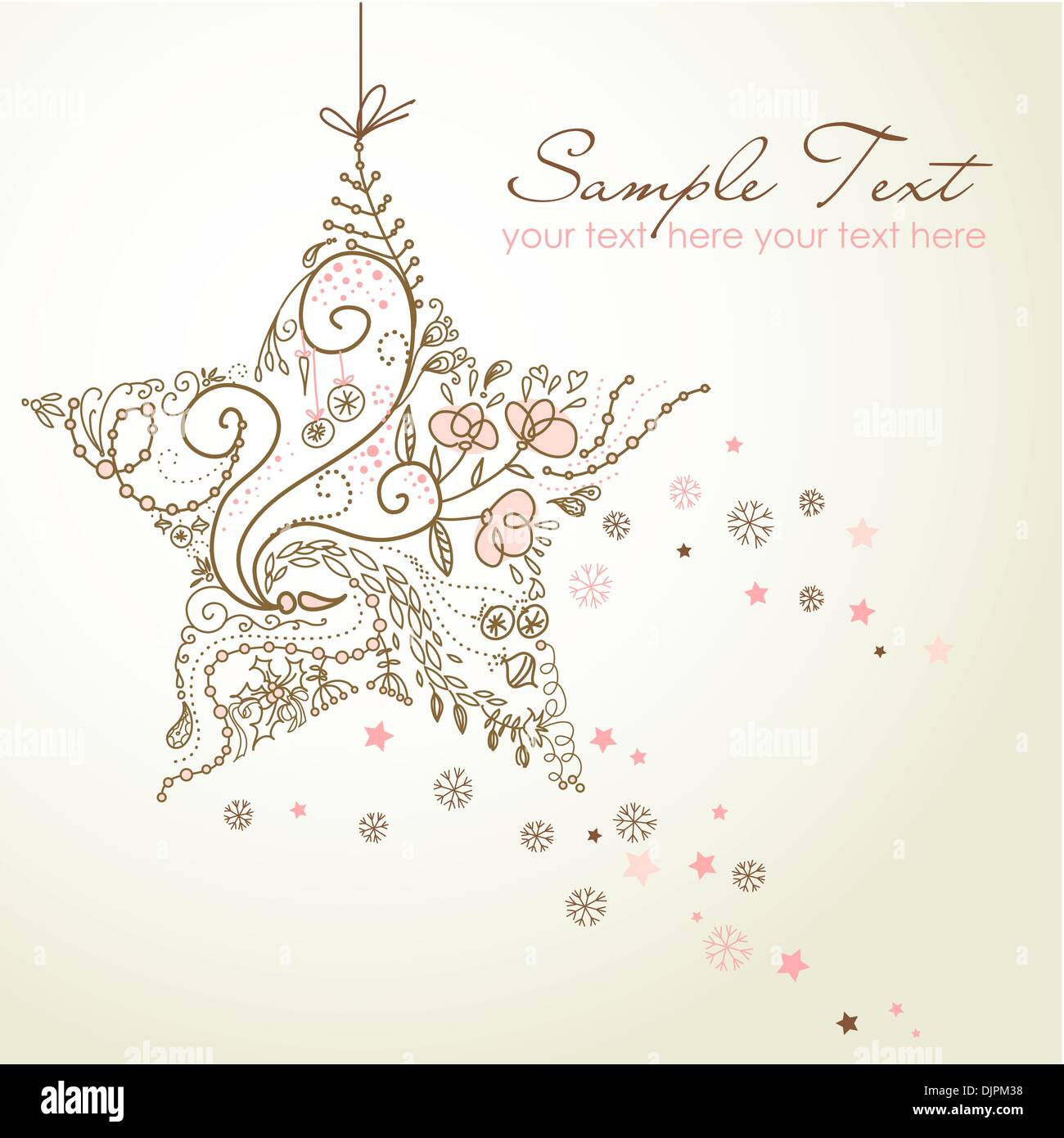 Star tree topper illustration hi-res stock photography and images - Alamy