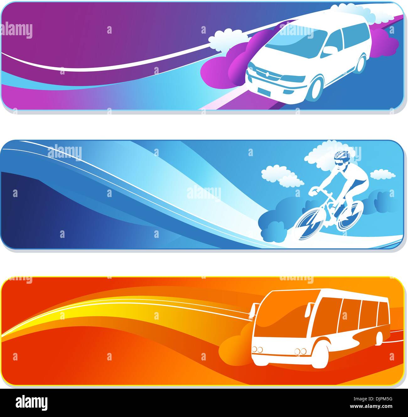 Travel banners Stock Vector