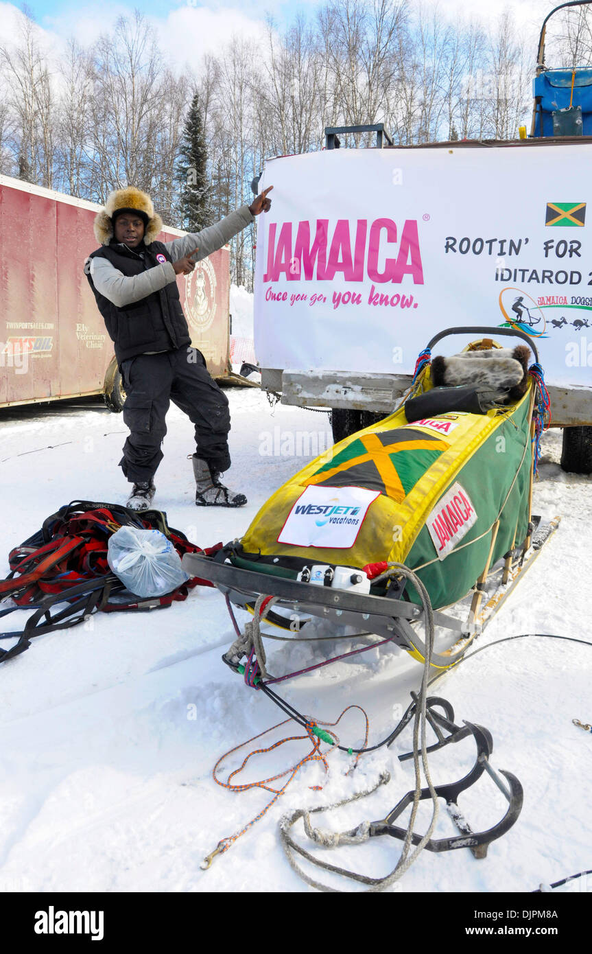 Mar 07, 2010 Willow, Alaska, USA Jamaican musher NEWTON MARSHALL