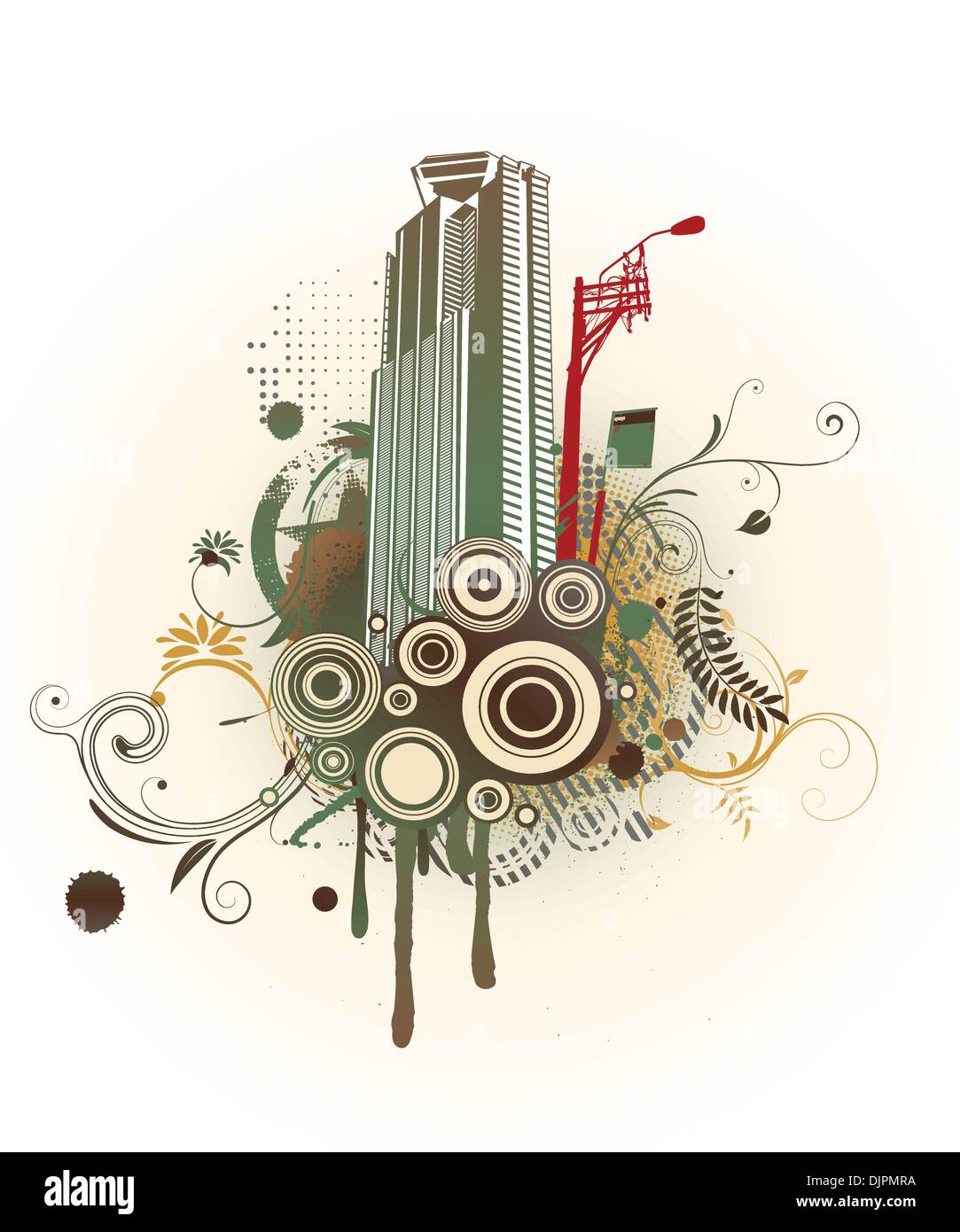 Vector illustration of style urban background Stock Vector Image & Art