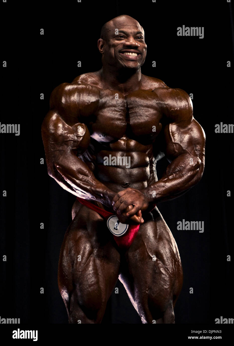 March 6, 2010 - Columbus, Ohio, USA - DEXTER JACKSON poses during the 2010  Arnold Classic Bodybuilding Championship. With 44 sports and events,  including 12 Olympic sports, the 2010 Arnold Sports Festival