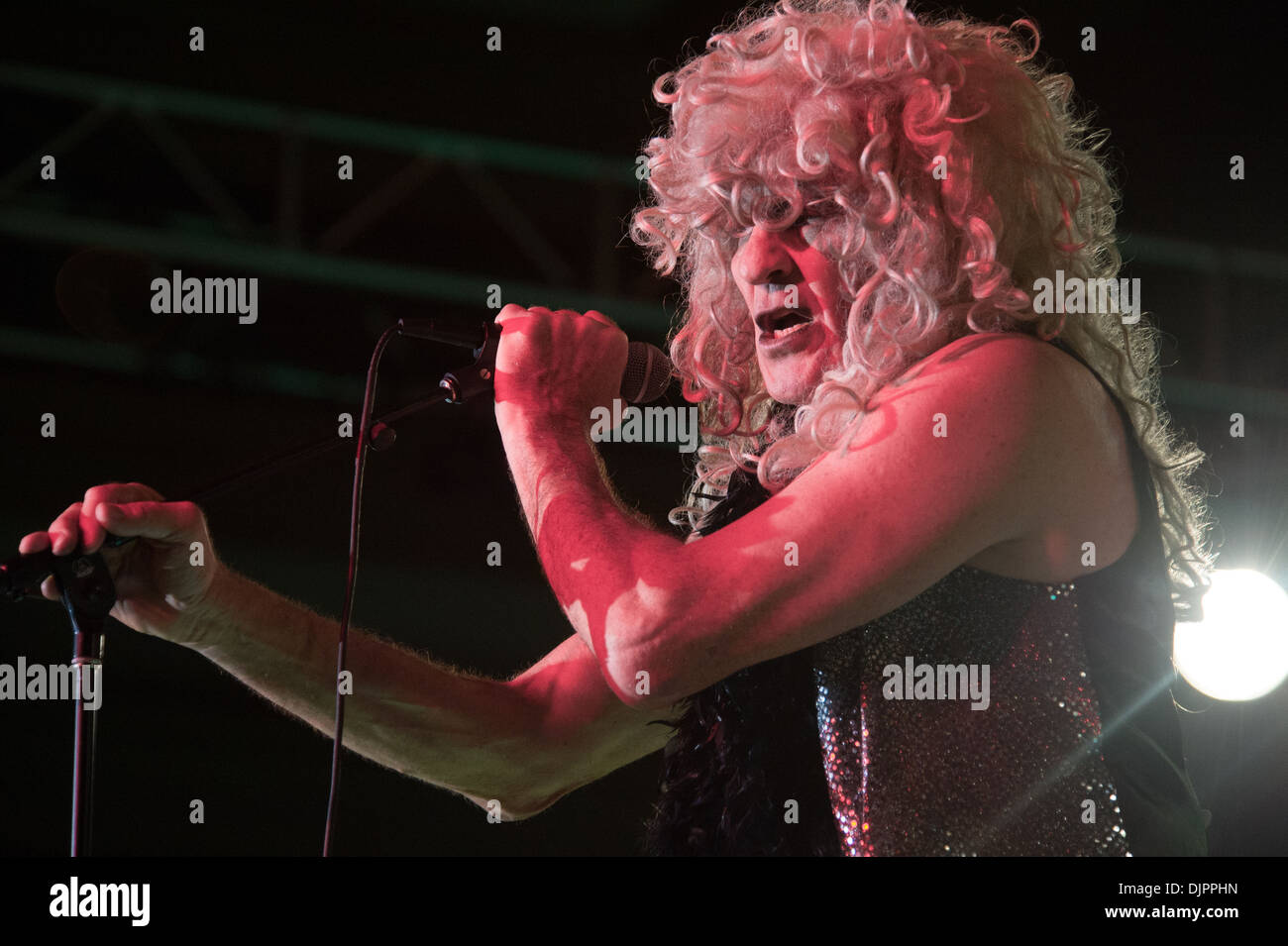 Fee Waybill of The Tubes performs at Thunder Valley Casino Resort in Lincoln, California Stock Photo