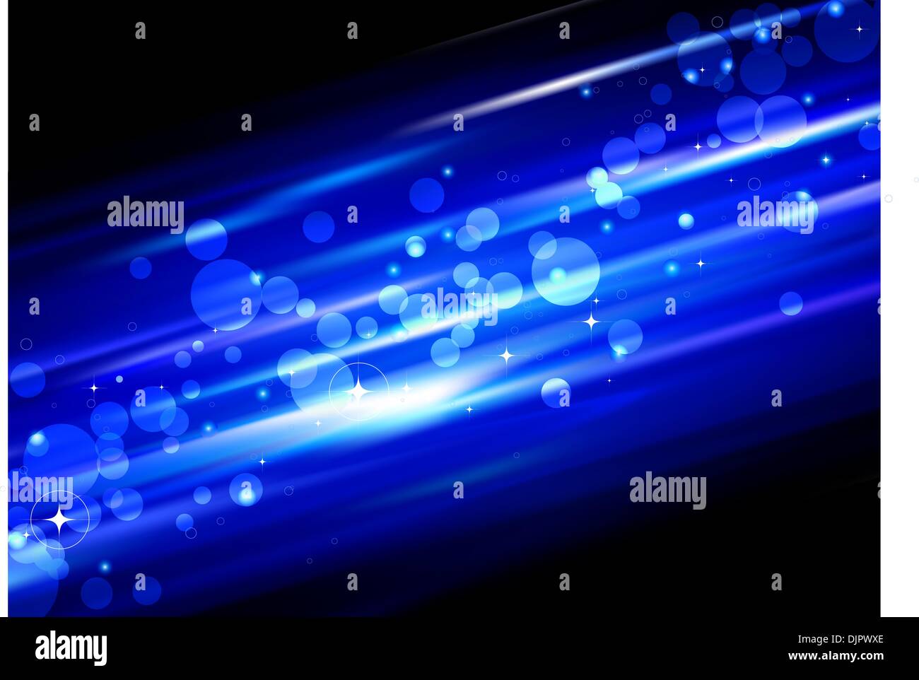 Vector illustration of blue futuristic abstract glowing background with ...