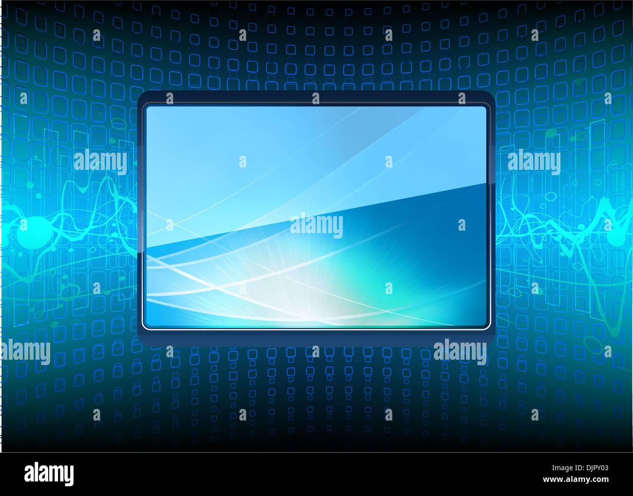 Vector illustration of modern Plasma TV screen Stock Vector Image & Art