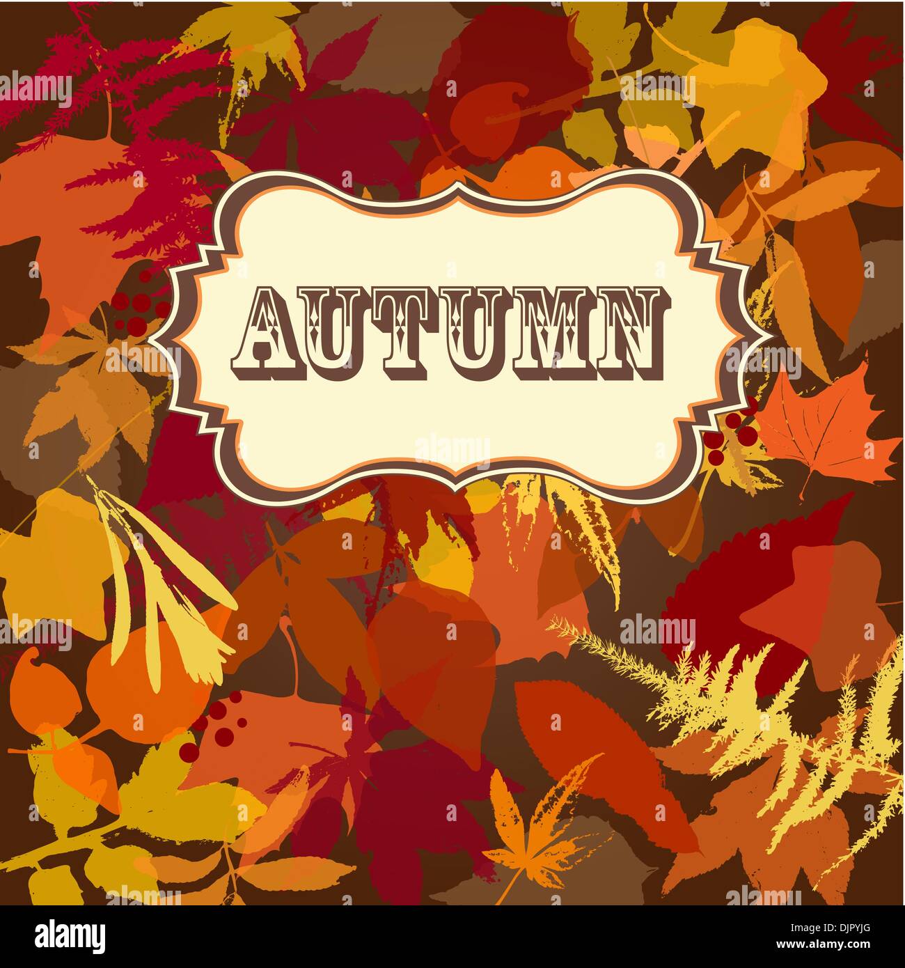 Autumn leaves background Stock Vector Image & Art - Alamy