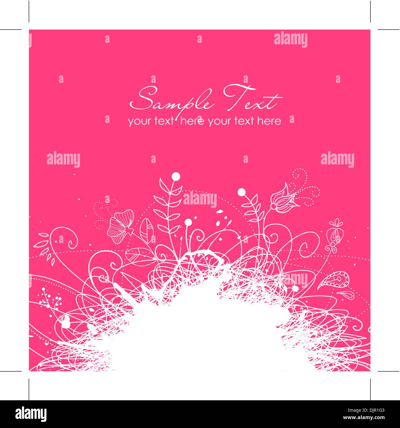 Modern floral background Stock Vector Image & Art Alamy