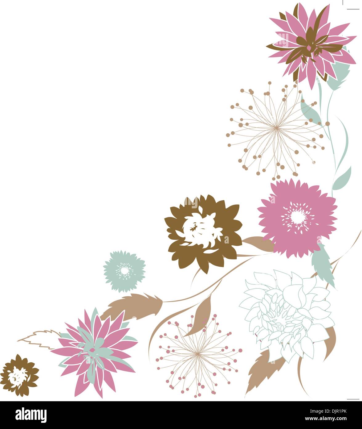 Abstract flower background Stock Vector Image & Art - Alamy