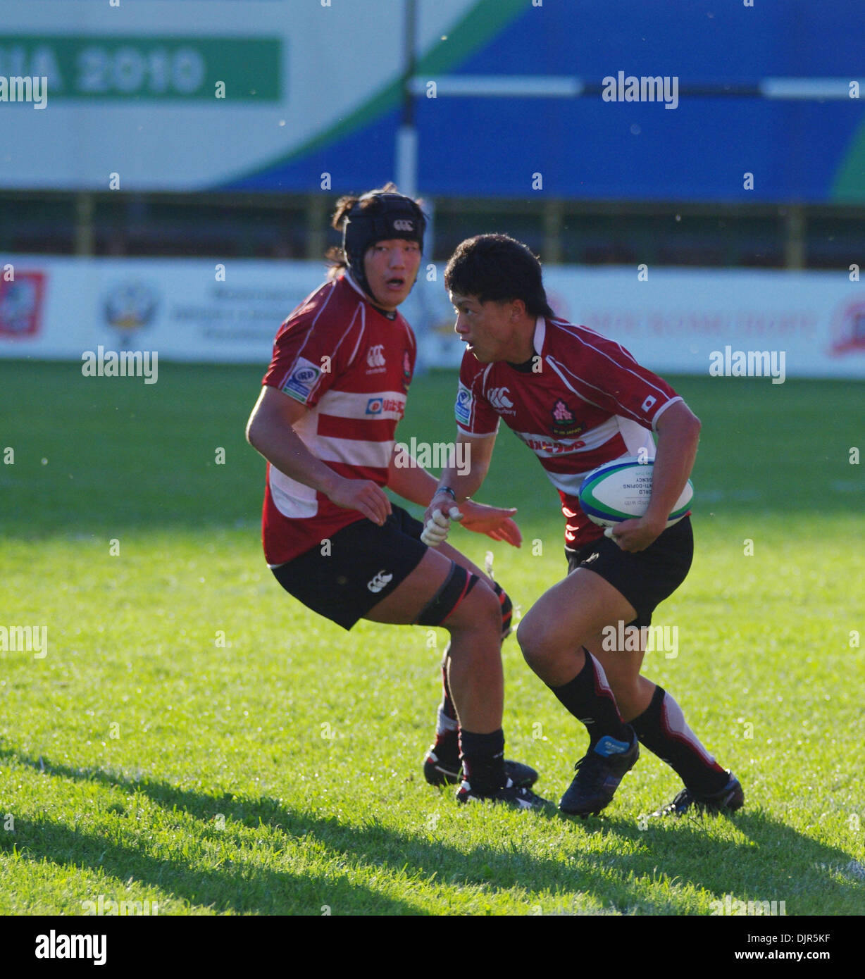 May 30, 2010 Moscow, Russia RUGBY 2010 Japan (red) vs Italy in