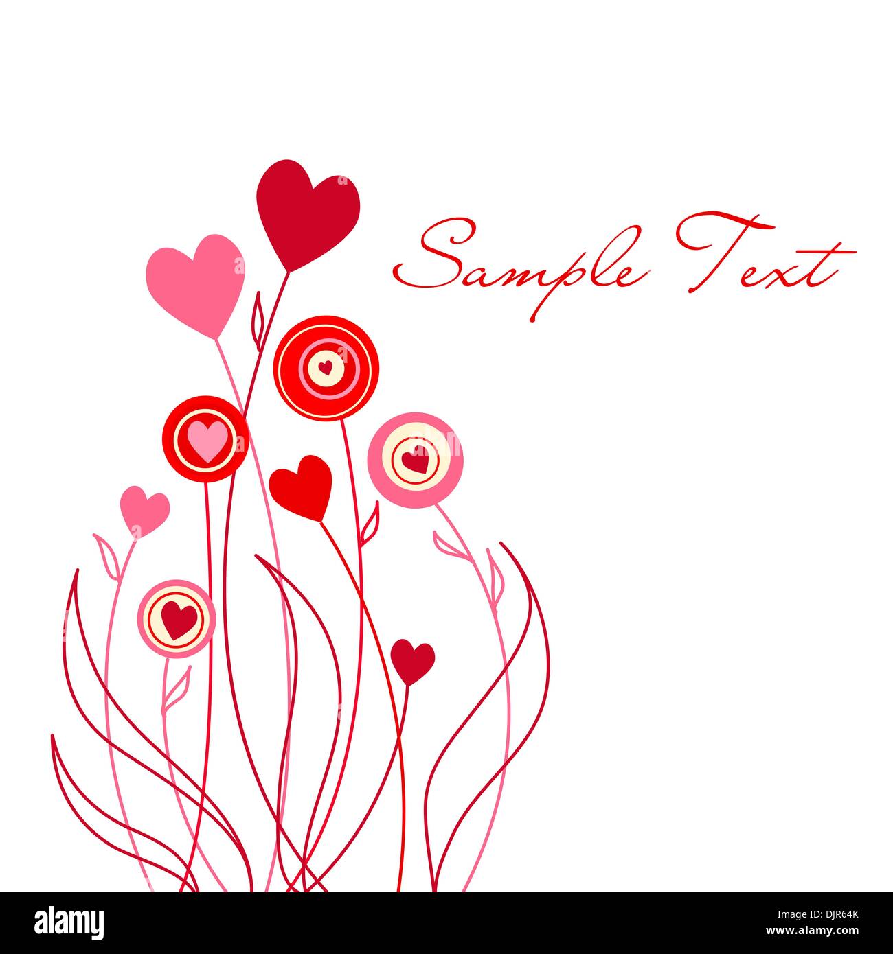 hearts background vector Stock Vector Image & Art - Alamy