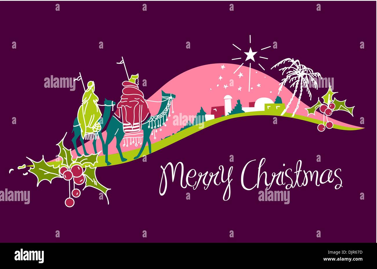 Nativity scene art Stock Vector Images - Alamy