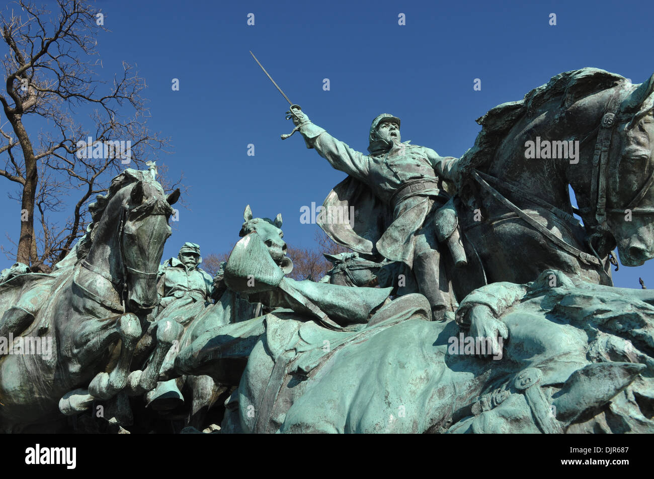 Civil War Statue Stock Photo Alamy