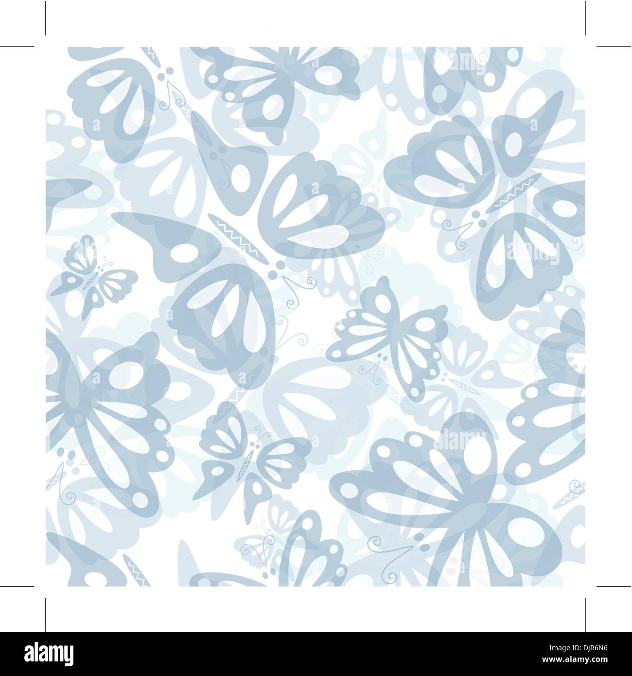 butterfly seamless pattern Stock Vector Image & Art - Alamy