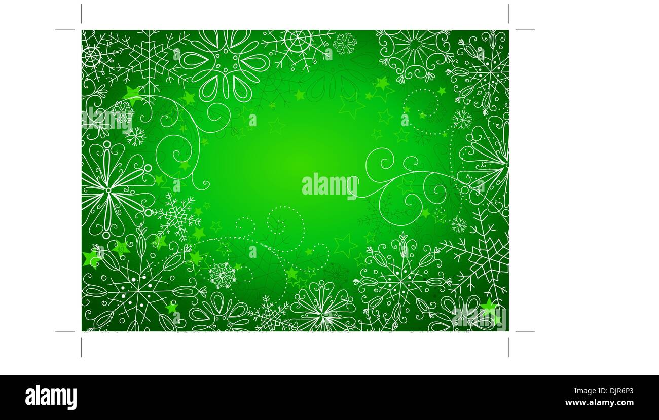 Abstract background with snowflakes. Vector Stock Vector Image & Art ...