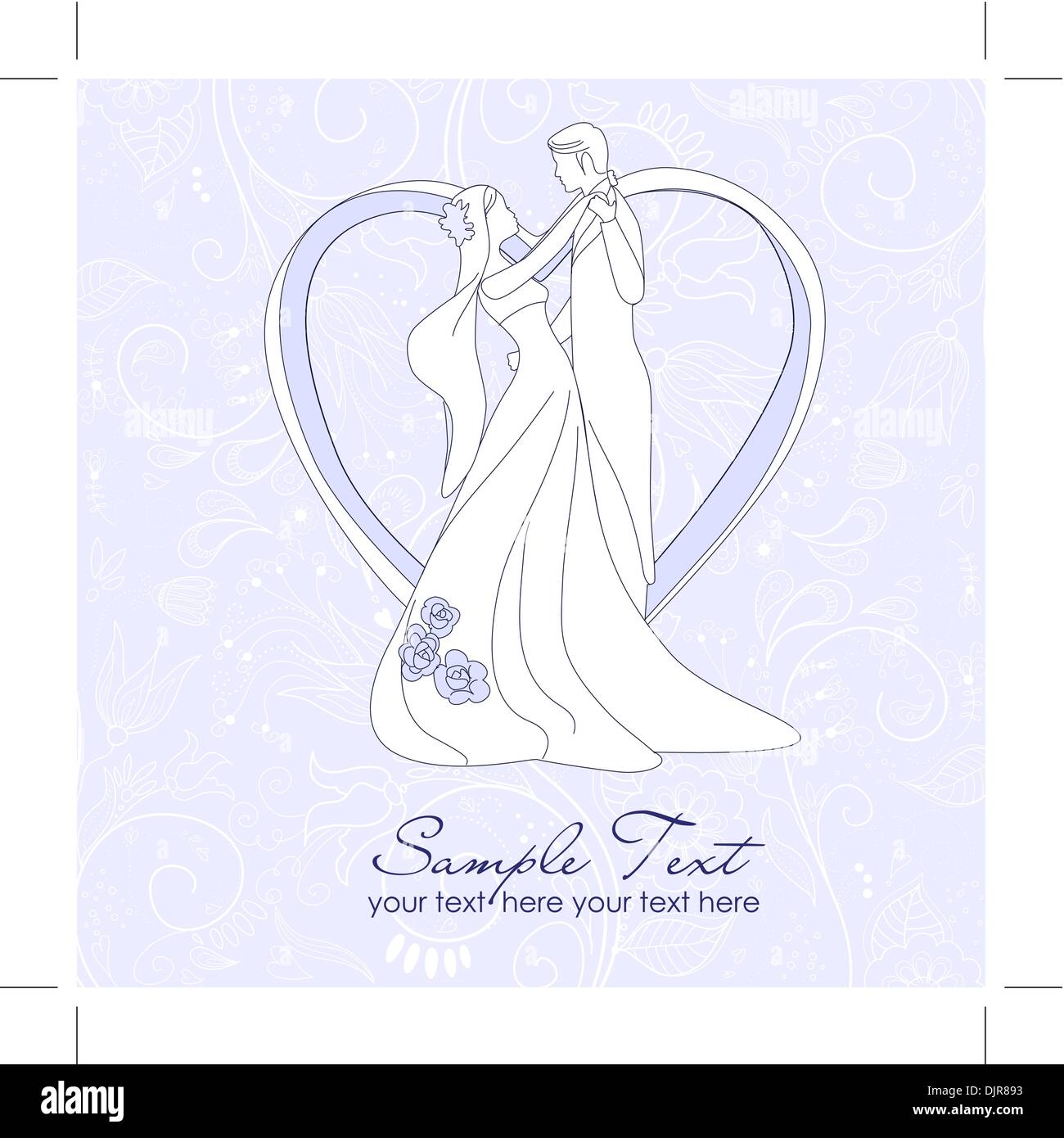 bride and groom Stock Vector Image & Art - Alamy