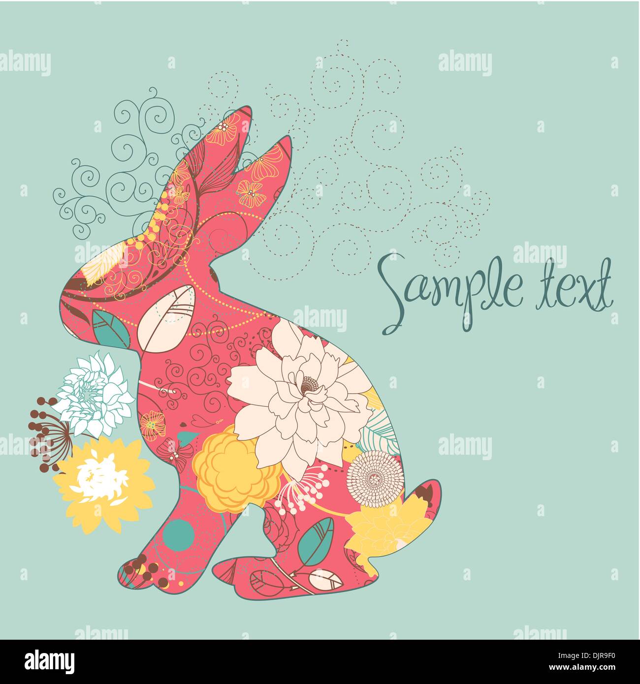 Easter Rabbit Stock Vector