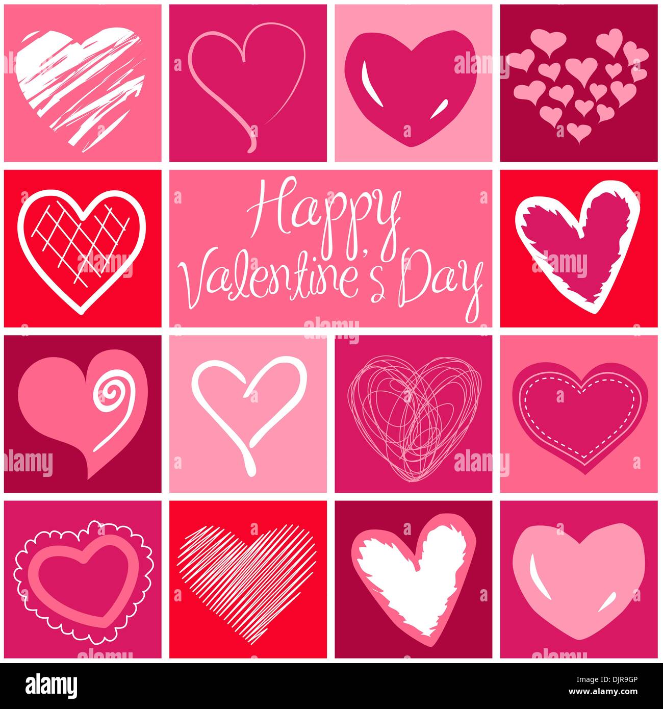 Valentine heart greeting card. Vector Stock Vector Image & Art - Alamy
