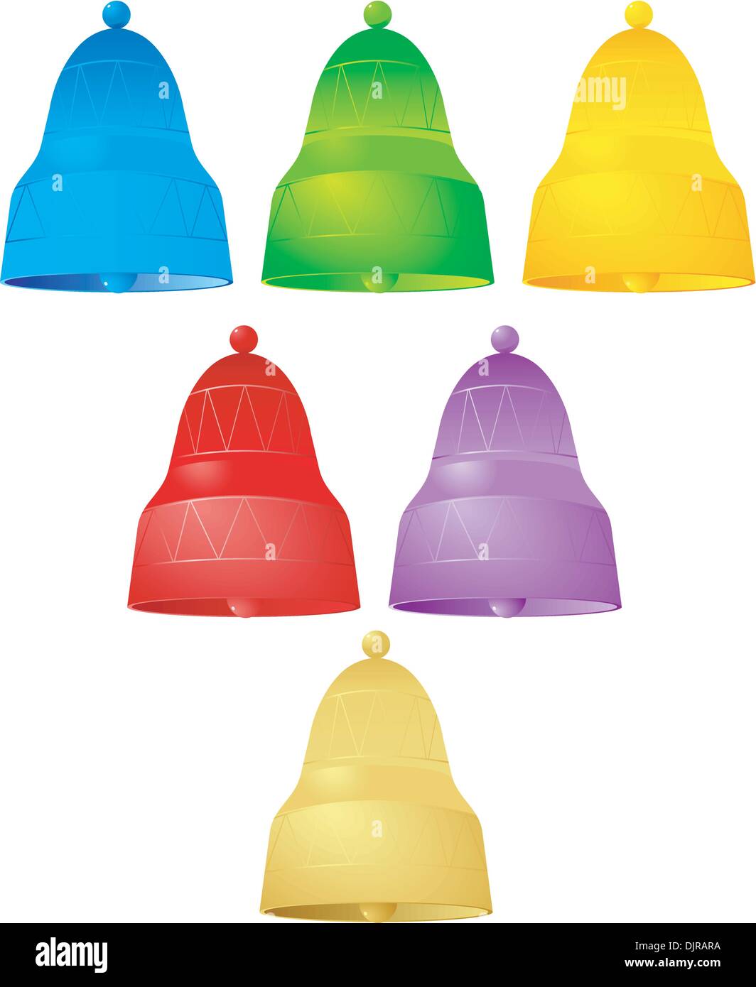 Vector color handbells Stock Vector Image & Art Alamy