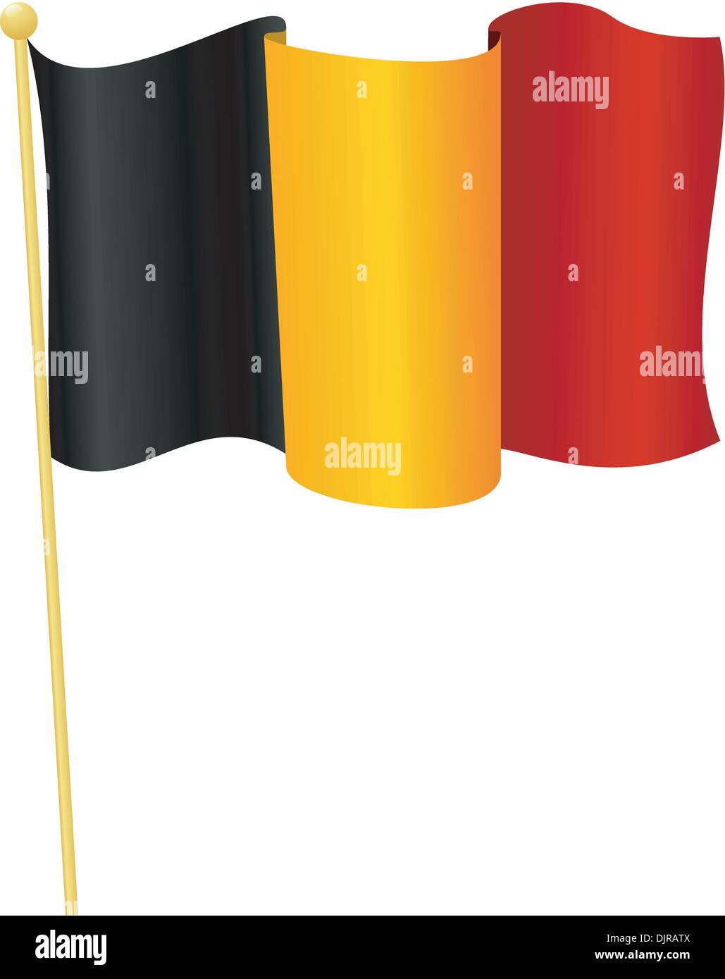 Vector illustration of the flag Belgium Stock Vector Image & Art - Alamy