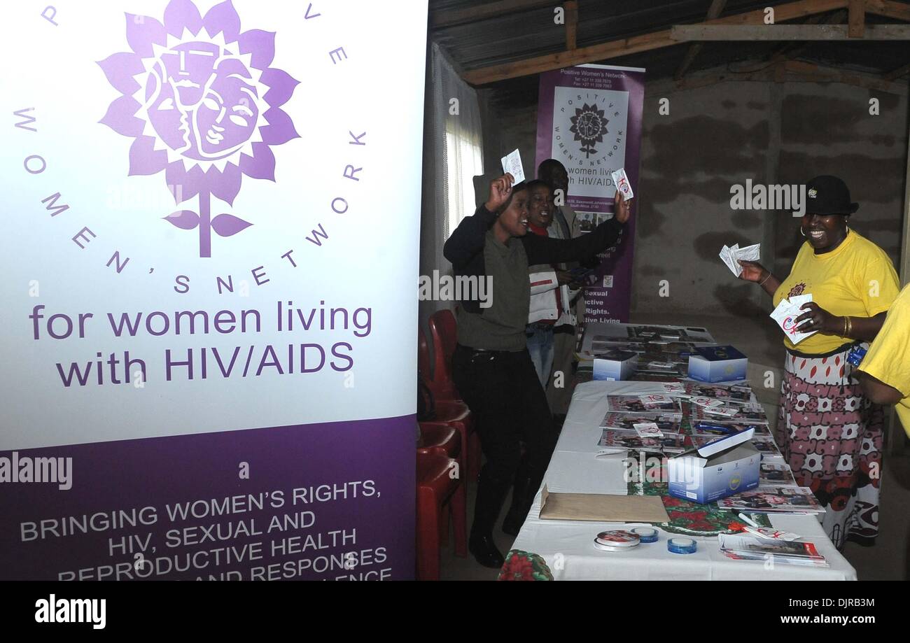 Johannesburg, South Africa. 29th Nov, 2013. Positive Women's Network
