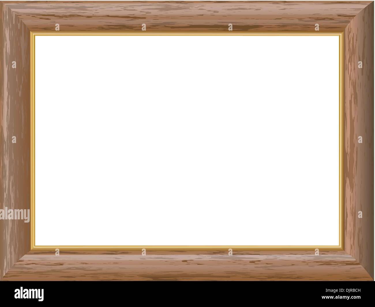 Wooden Golden A4 Carved Photo Frame main image 0