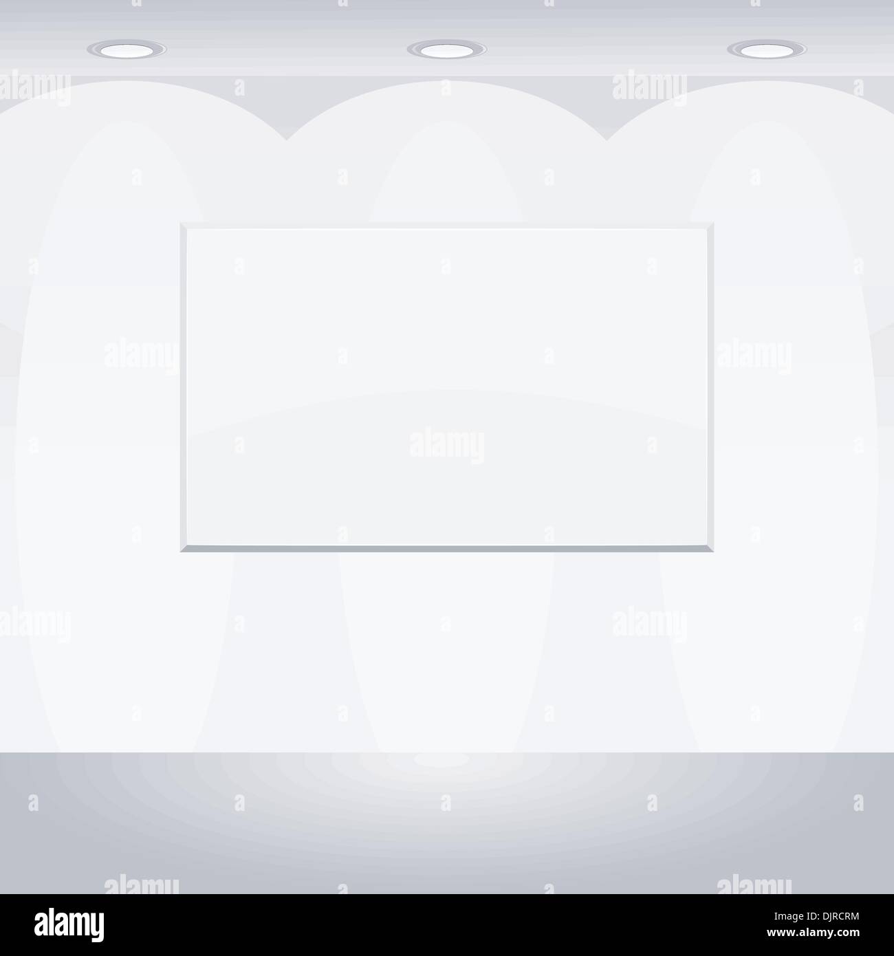 Vector illustration of Blank billboard Stock Vector