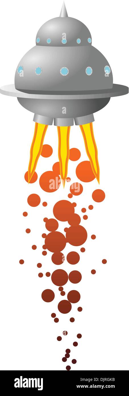 Vector illustration of UFOs Stock Vector Image & Art - Alamy