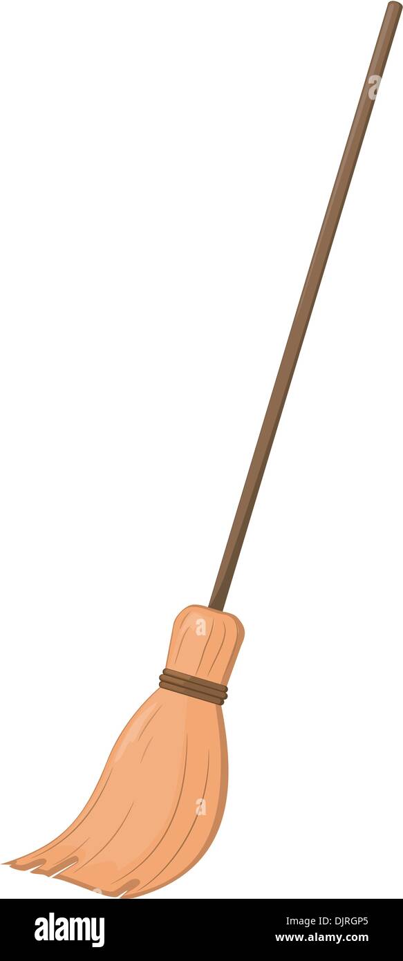 Broom. EPS10 Stock Vector
