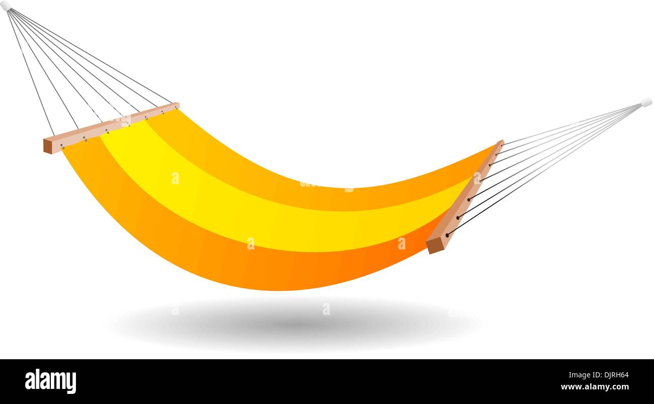 Vector illustration of a hammock Stock Vector