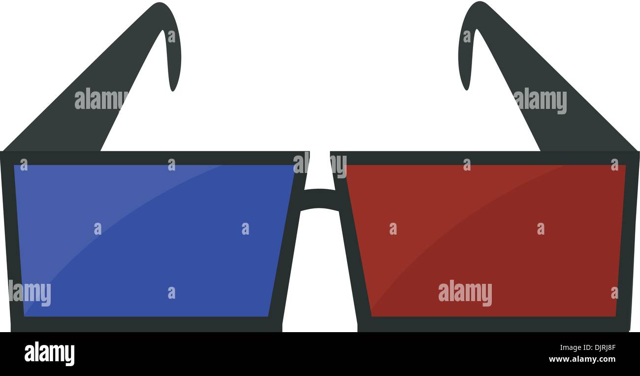 3d Movie Glasses Stock Vector Image & Art Alamy