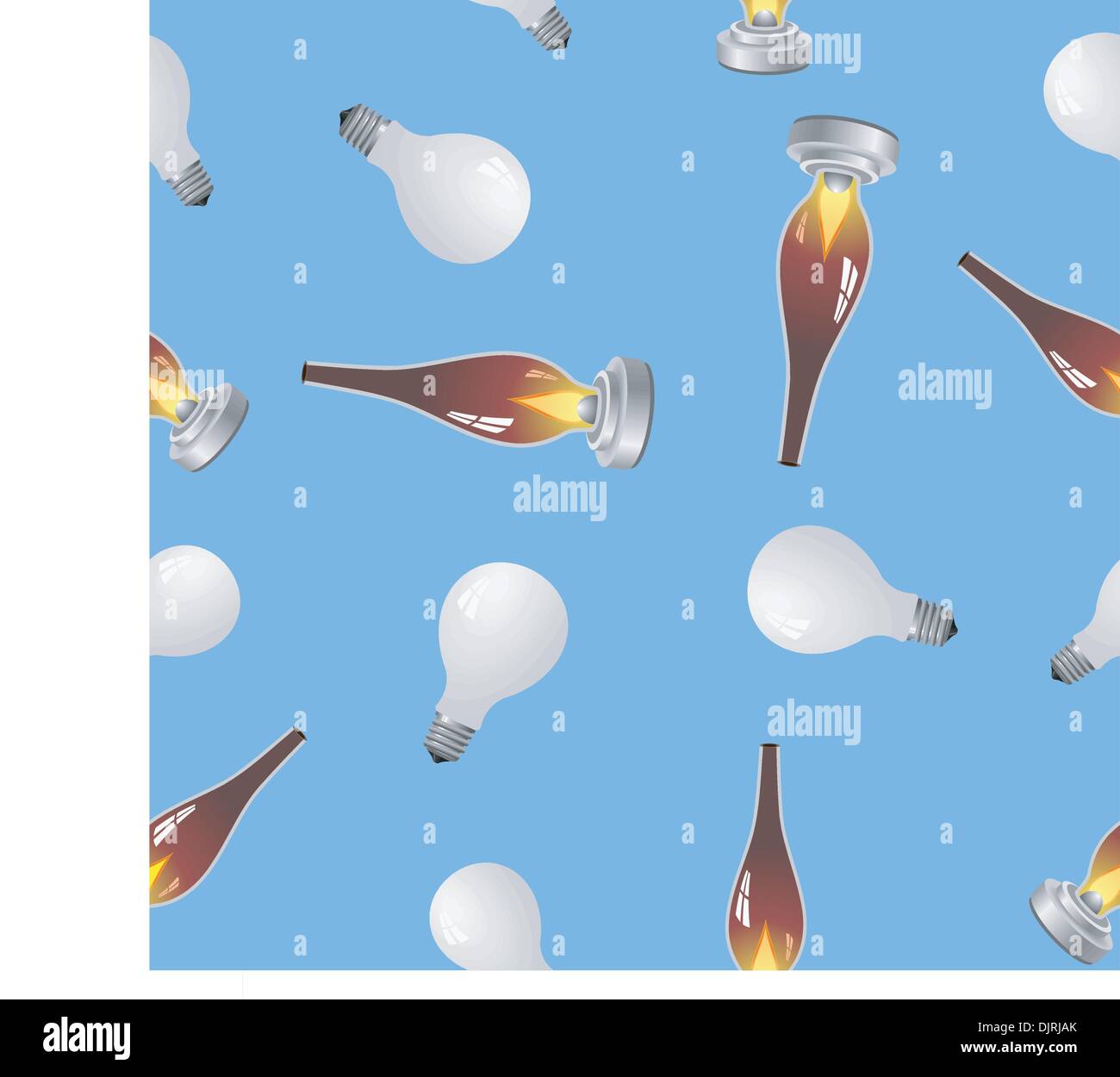 Seamless texture with lamps Stock Vector Image & Art - Alamy