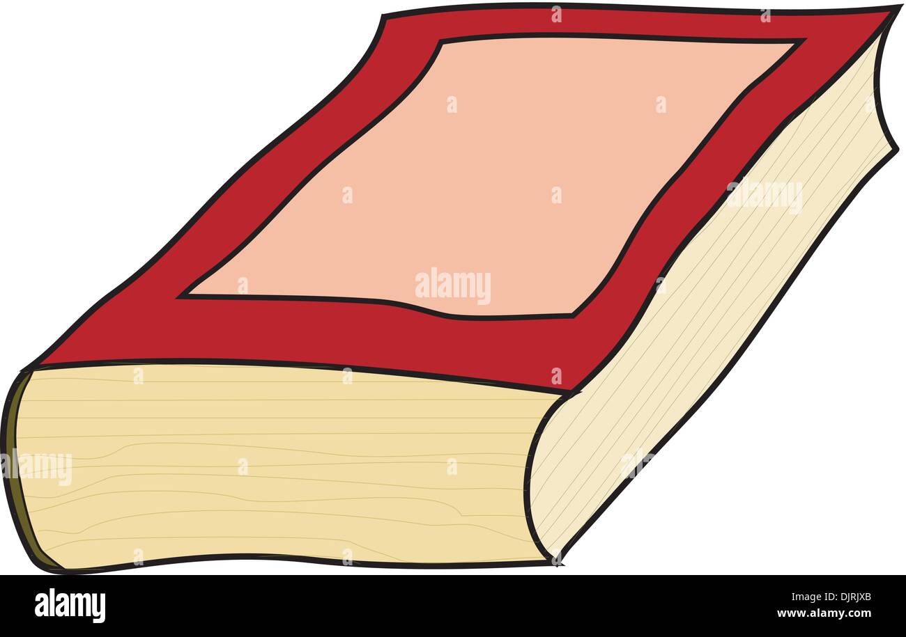 Vector illustration of an old book Stock Vector