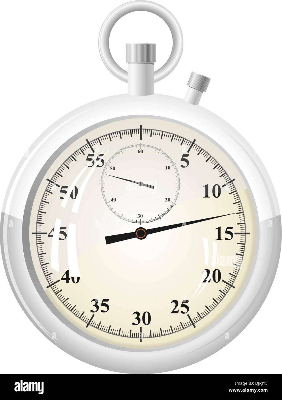 Vector illustration of a stopwatch Stock Vector Image & Art - Alamy